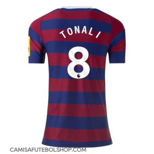 Camisa de time de futebol Newcastle United Sandro Tonali #8 Replicas 3º Equipamento Feminina 2024-25 Manga Curta